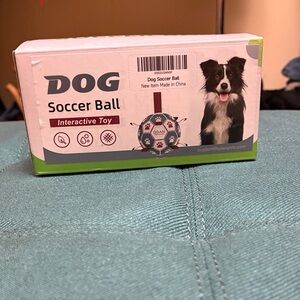 Dog Soccer Ball Interactive Toy - Green by